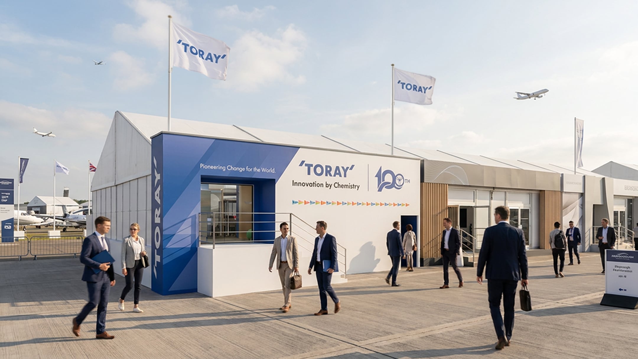 Toray Chalet_Farnborough International Air Show